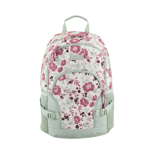 Eastsport Unisex 18.5" Dynamic Athleisure Backpack, Cheerful Flowers