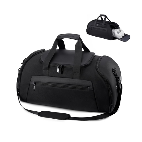 Behome 40L Gym Bag for Men Women, Large-Capacity Travel Duffle Bag with Shoe & Wet Compartments, 3 in 1 Carry on Weekender Overnight Bag for Workout and Travel