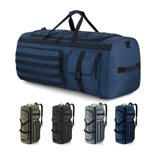 Gonex 130L Travel Duffel Bag for Men, 3 in 1 Extra Large Gym Bag Backpack with Shoes Compartment for Weekender Sports Workout