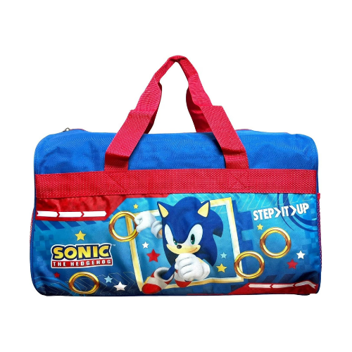 Ruz 18 Inch Kids Duffel Bag Overnight Carry-On Travel And Sports Bag Sonic The Hedgehog