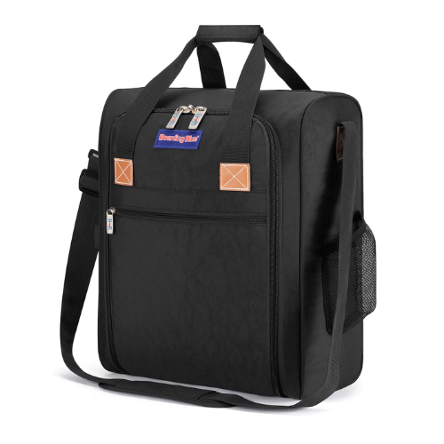 For the Spirit Frontier American JetBlue 17 Inches Personal Item Under Seat Duffel Bag (Black)