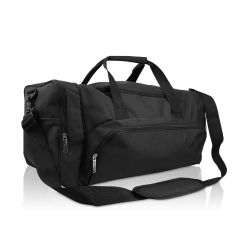 Dalix Large 25" Signature Travel Gym Bag w/Premium Lining in Black