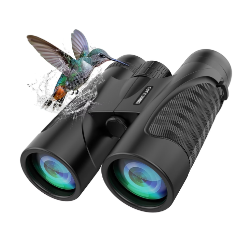 New 12x42 HD Binoculars for Adults and Kids BAK4 Prism Waterproof Binoculars for Bird Watching Hunting Hiking Safari Travel Sports
