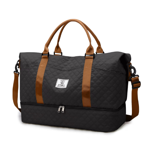 Gynky Travel Duffle Bag Weekender Bags for Women with Shoe Compartment Carry on Overnight Bag Gym Duffel Bag with Wet Pocket Hospital Bags for Labor and Delivery