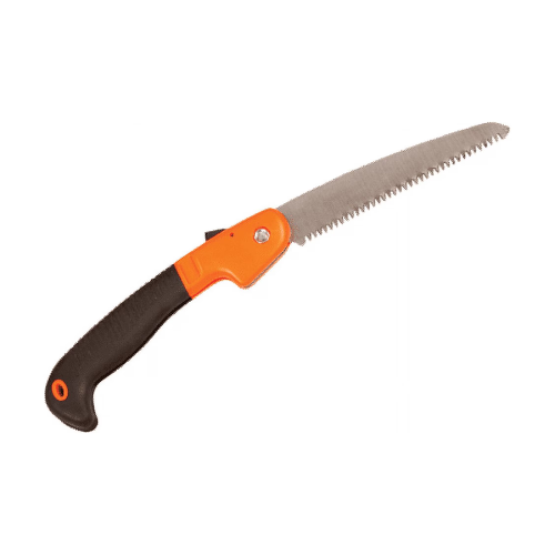 Muddy Folding 10 Inch Handsaw with Serrated Edge Orange - Pack of 1