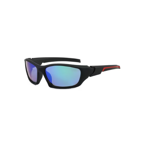 Polarized Outdoor Sports Sunglasses, Square Frame Lightweight UV Protection Riding Glasses for Fishing Hiking Driving Travel