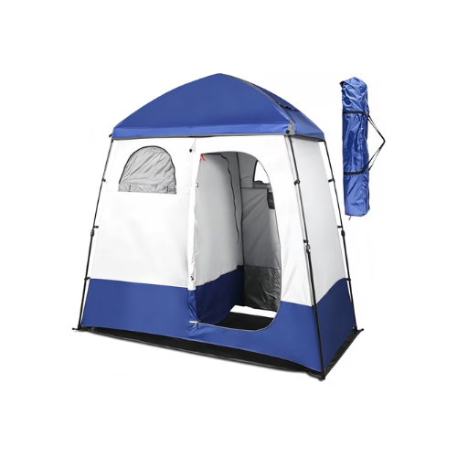 GVDV Camping Shower Tent, 2 - Person Privacy Tent with Carrying Bag