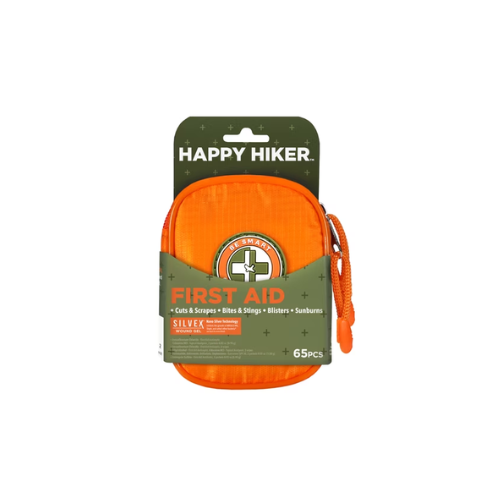 Be Smart Get Prepared Outdoor First Aid - Happy Hiker, 65 Piece