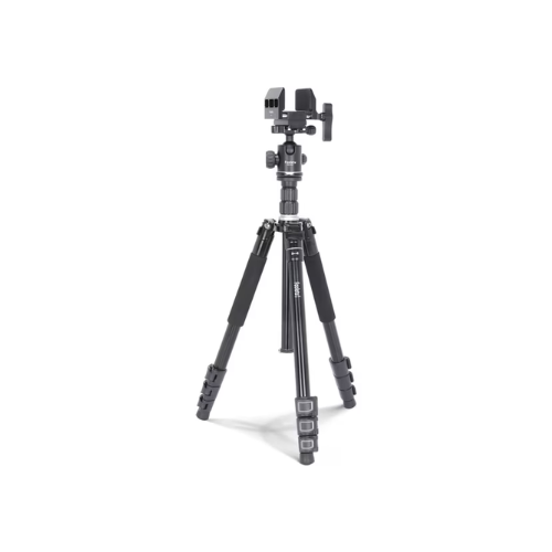 Shooting Tripod Hunting Shooting Stick Gun Rifle Rest with Shooting Saddle Clamp and 360° Rotate Ball Head, Height Adjustable 25"- 75" Shooting Stick Tripod Aluminum Alloy
