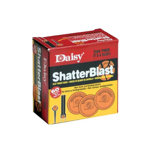 Daisy Shatterblast Breakable Refill Target 2" Disks (60 Pack)