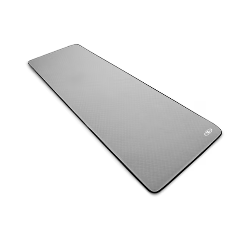 Athletic Works Deluxe High Density Foam Yoga and Fitness Mat, 8 mm, 72 in x 24 in, 1 Count, Gray