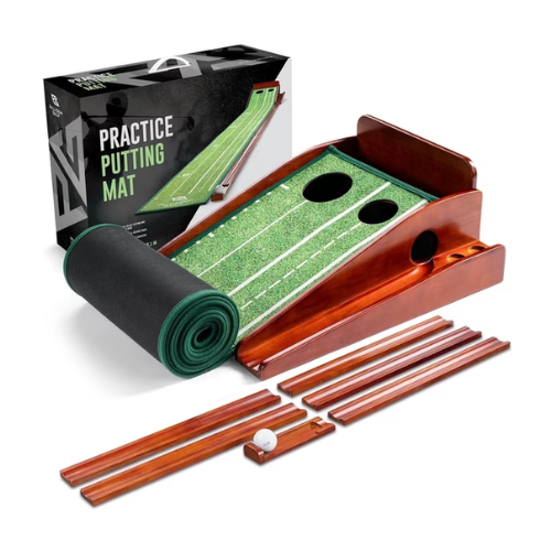 Palladium Golf Putting Mat - 10 ft Indoor Putting Green, Ball Return