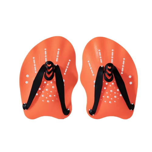 Hydrophobic Adjustable Swim Hand Paddles with Multi-Hole Drainage for All Ages